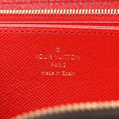 Louis Vuitton Damier Ebene 2020 Christmas Animation Bumper Cars Zippy Wallet Coquelicot 6 of 7