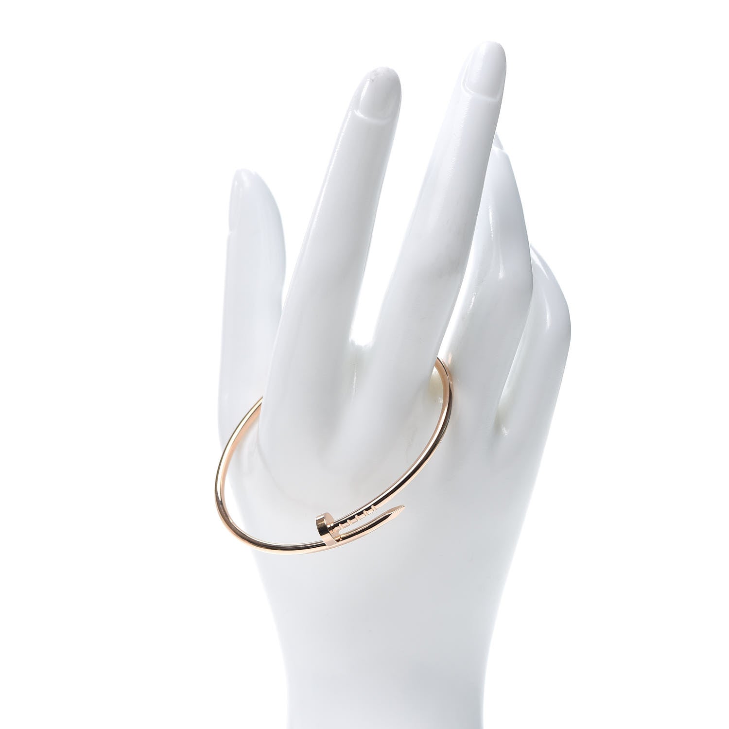 Cartier 18K Pink Gold Small Juste Un Clou Bracelet 17 2 of 6