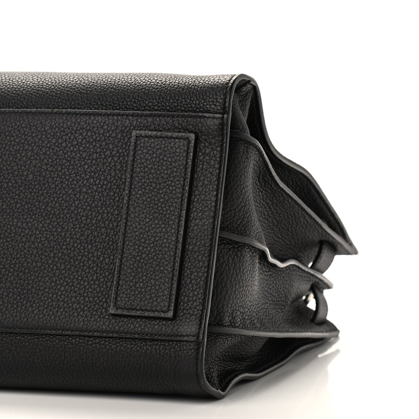 Grained Calfskin Medium Souple Sac De Jour Black