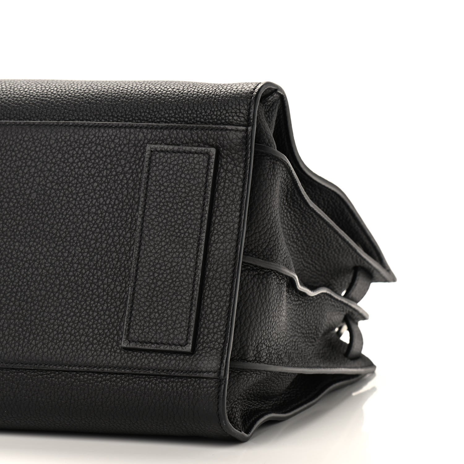 Saint Laurent Grained Calfskin Medium Souple Sac De Jour Black 8 of 8