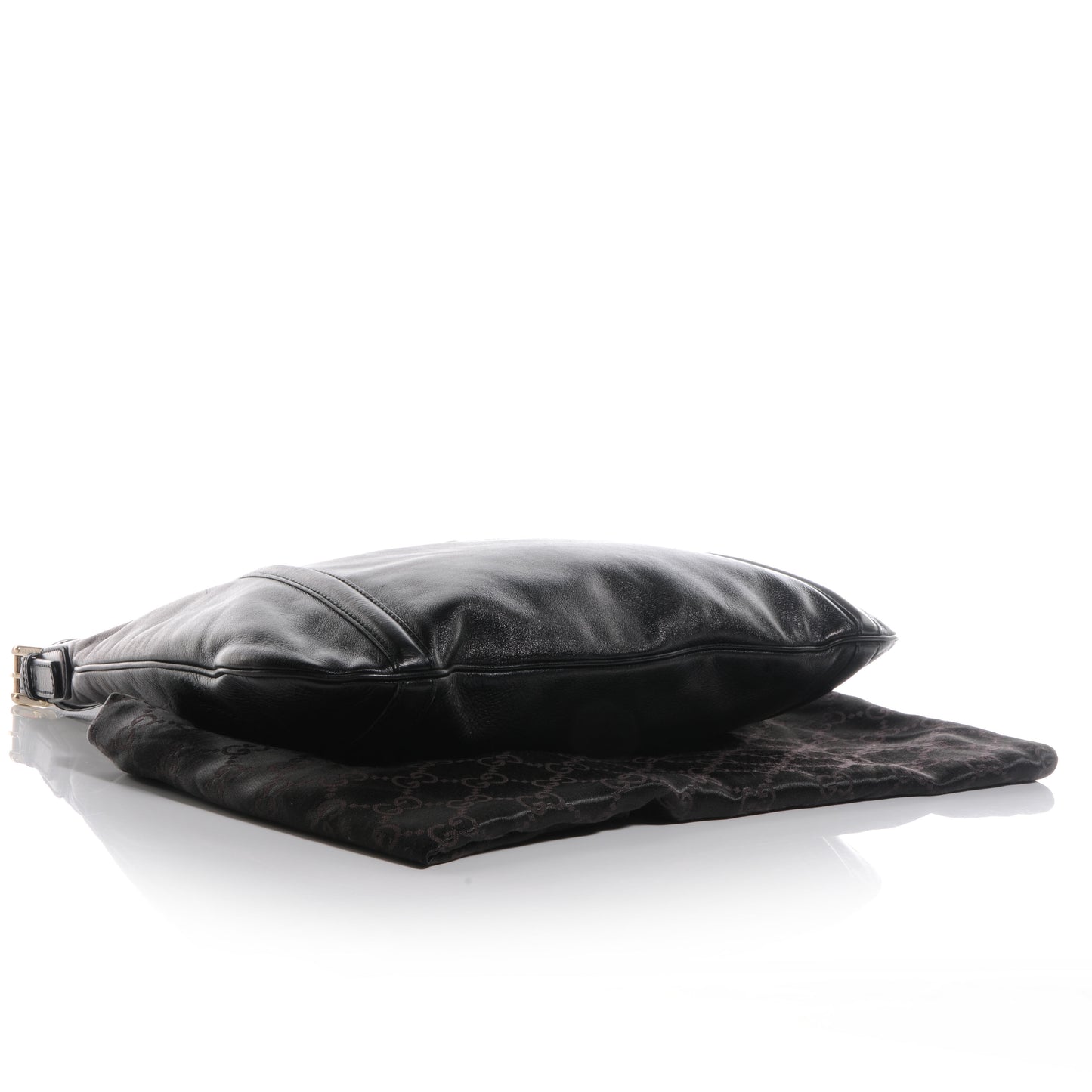 Leather GG Britt Hobo Black