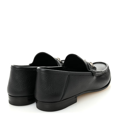 Gucci Bryanne Calfskin Mens 1953 Horsebit Loafers 10 Black 5 of 11