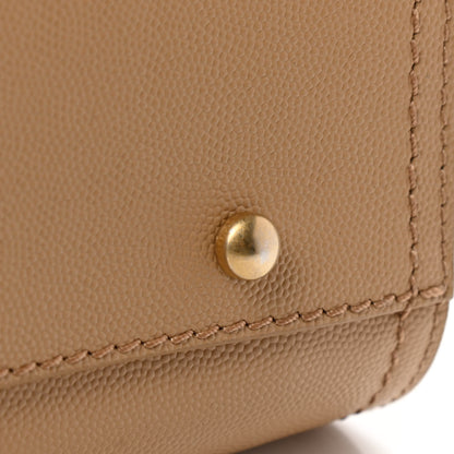 Chanel Caviar Small Studded Deauville Tote Beige 12 of 15