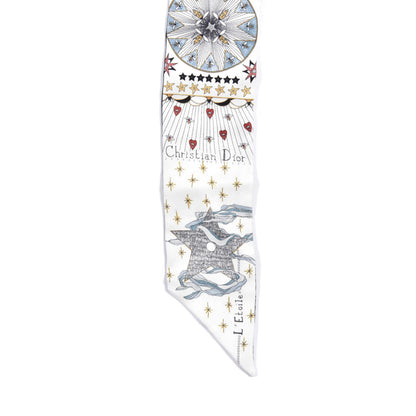 Christian Dior Silk L'Etoile Mitzah Scarf 5 of 5
