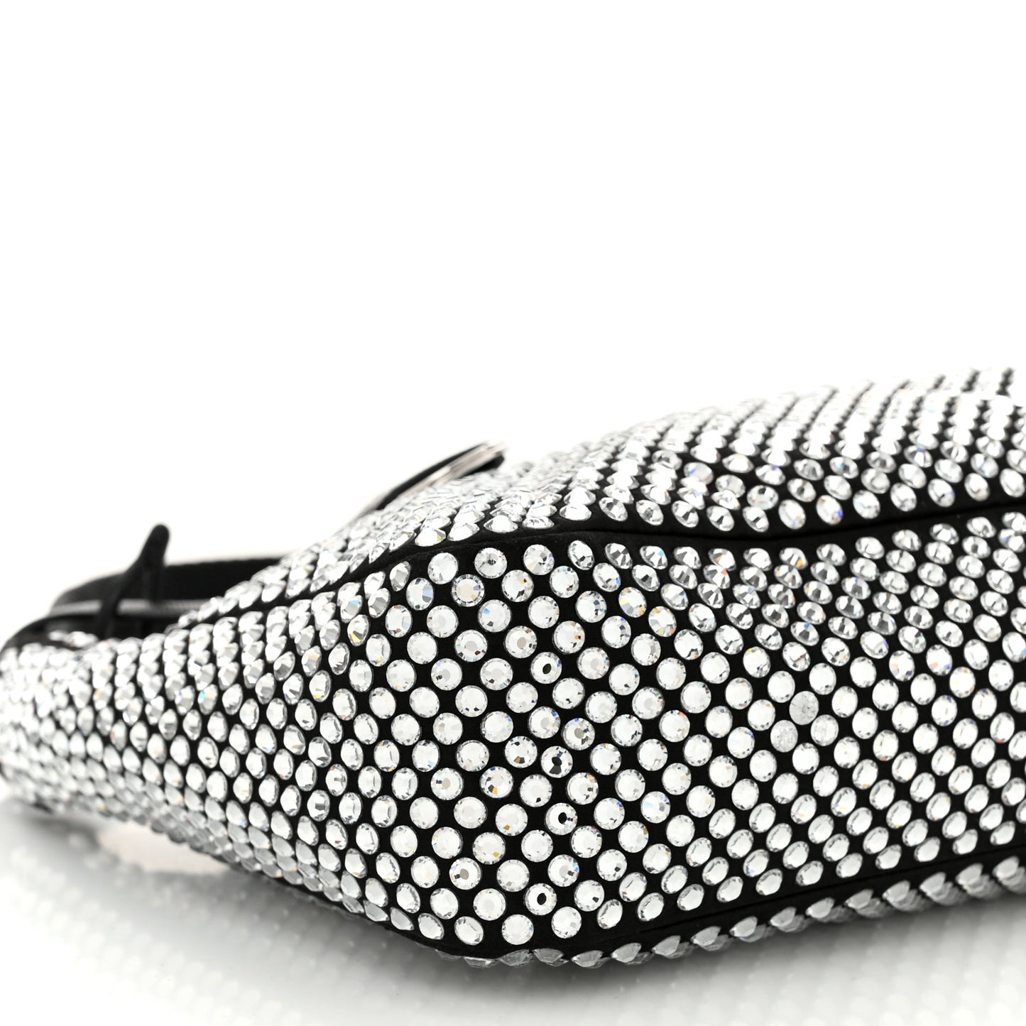 Satin Crystal Mini Re-Edition 2000 Bag Cristal