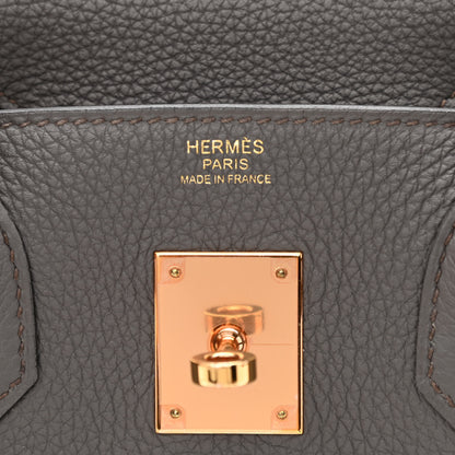 Hermes Togo Birkin 30 Etain 6 of 11