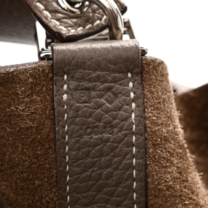 Hermes Taurillon Clemence Picotin Lock TGM Etoupe 7 of 12