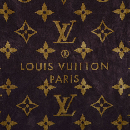 Louis Vuitton Cotton Monogram Classic Beach Towel Brown 1 of 6