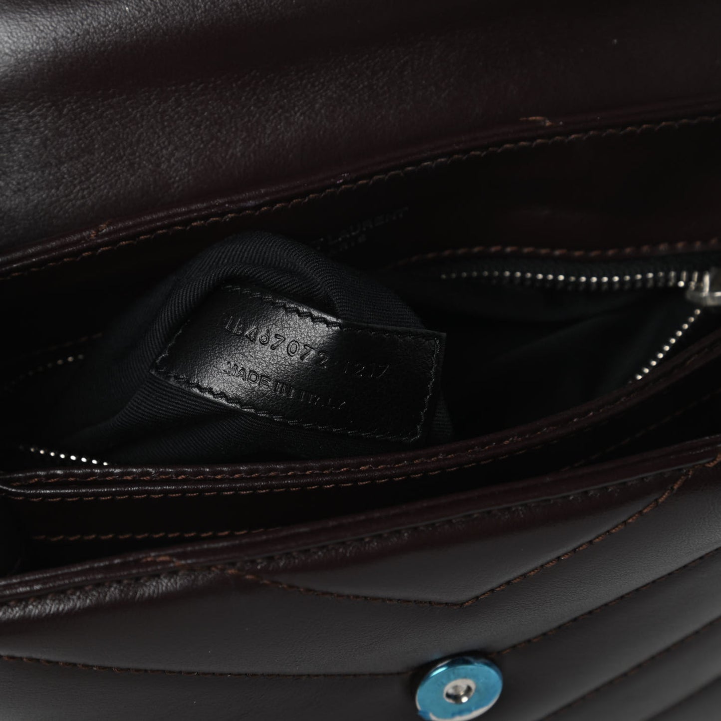 Calfskin Y Quilted Monogram Toy Loulou Monogram Crossbody Bag Black Tulipe