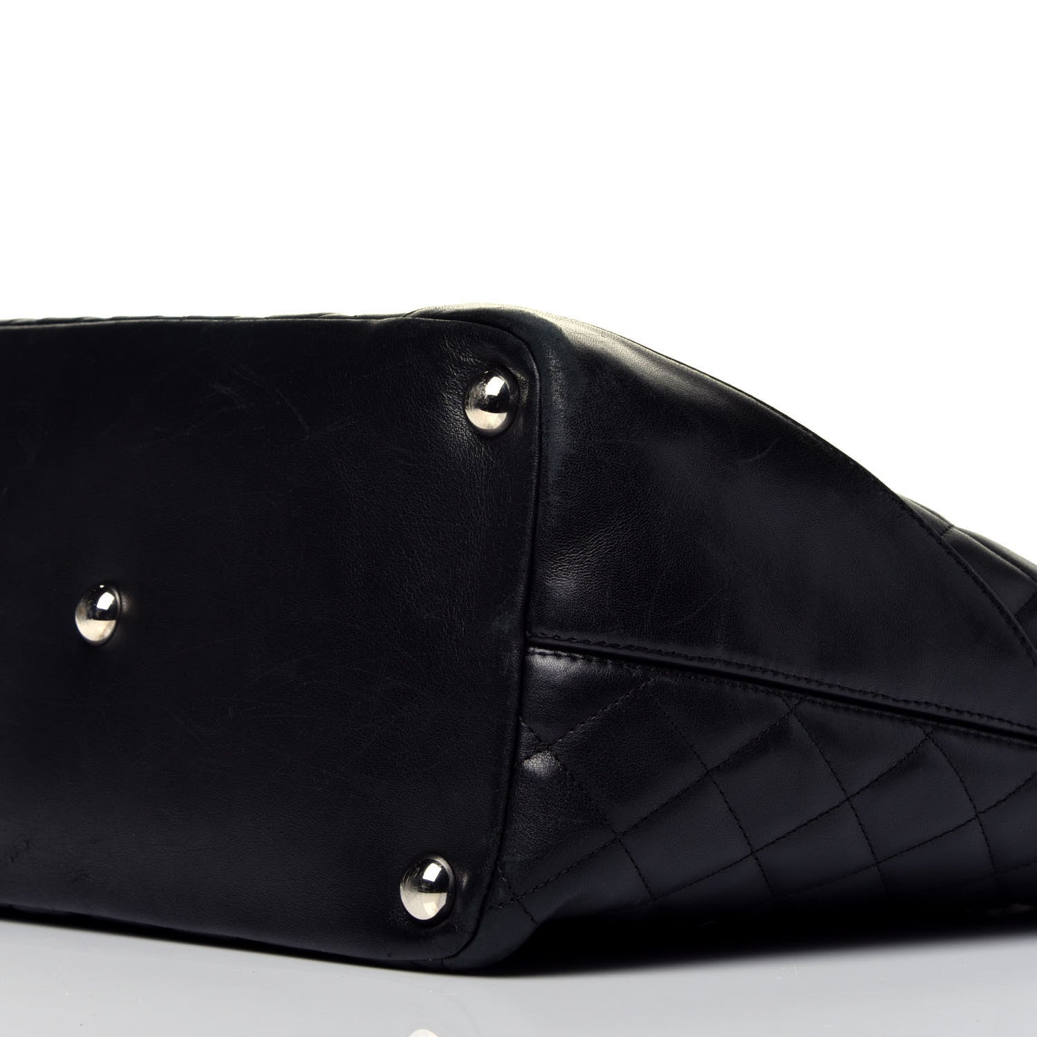 Chanel Calfskin Quilted Large Cambon Tote Black 9 of 9