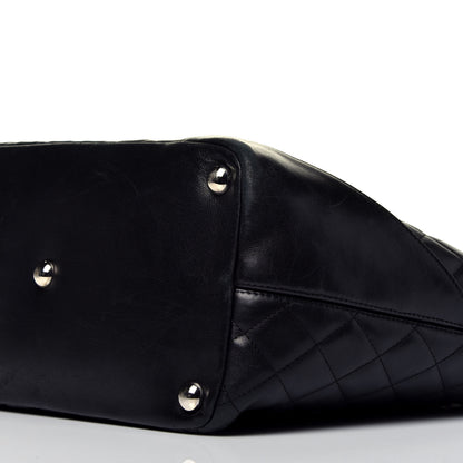 Chanel Calfskin Quilted Large Cambon Tote Black 9 of 9