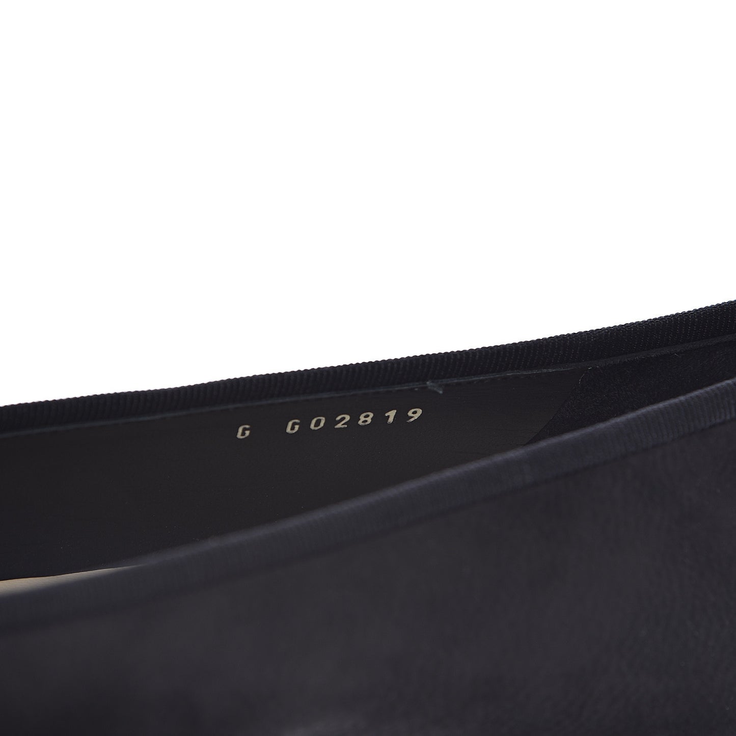 Suede Lambskin Cap Toe CC Ballerina Flats 41 Black