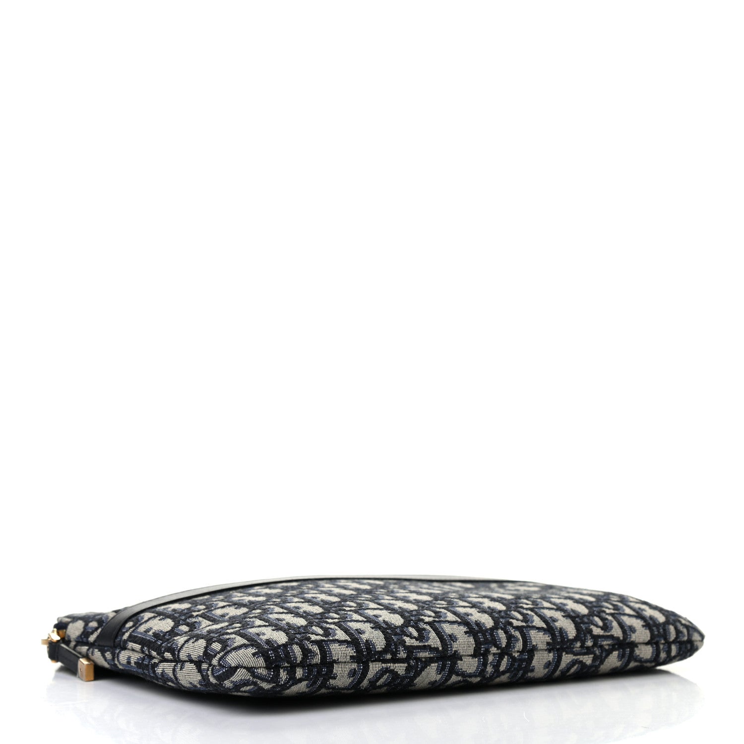 Christian Dior Oblique Pouch Clutch Blue 4 of 7