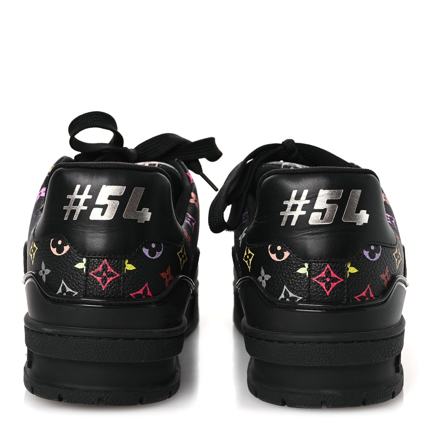 LV X TM Calfskin Monogram Multicolor Womens LV Trainer Sneakers 40 Black