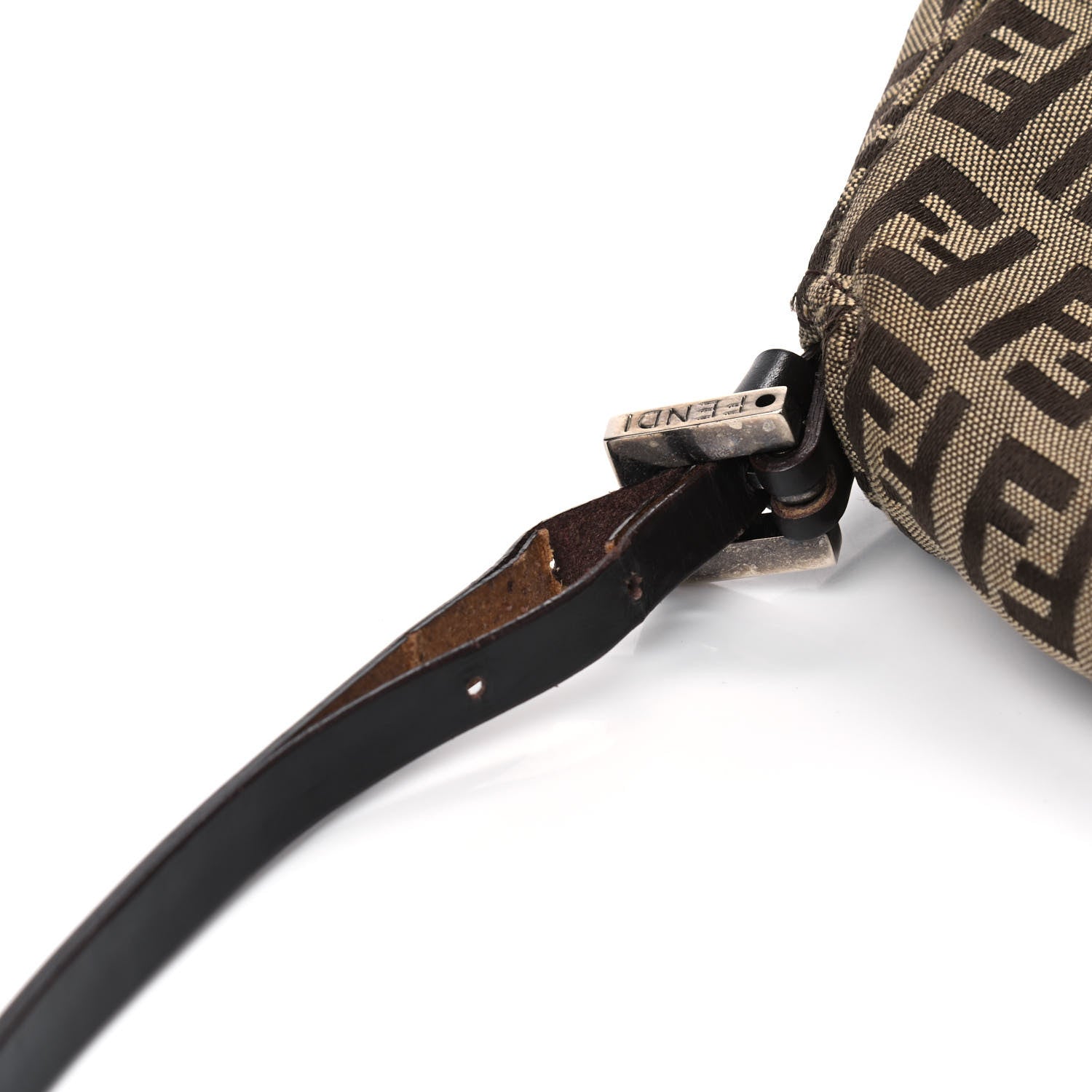Fendi Zucchino Mini Mama Baguette Tobacco 16 of 18
