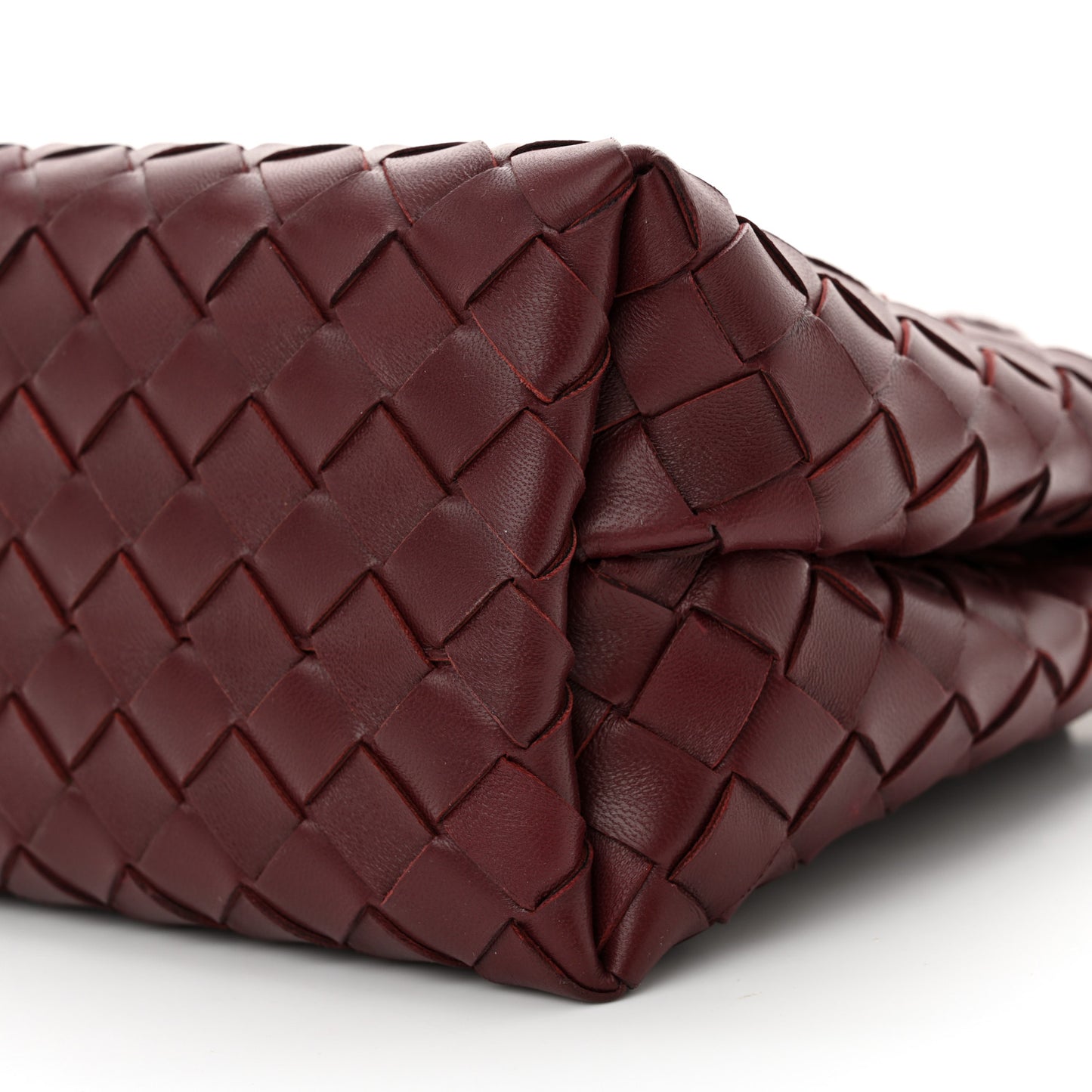 Nappa Intrecciato Small Andiamo Shoulder Bag Barolo