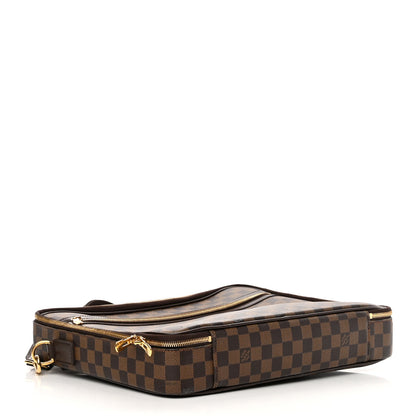 Louis Vuitton Damier Ebene Porte Ordinateur Sabana NM Computer Case 4 of 16