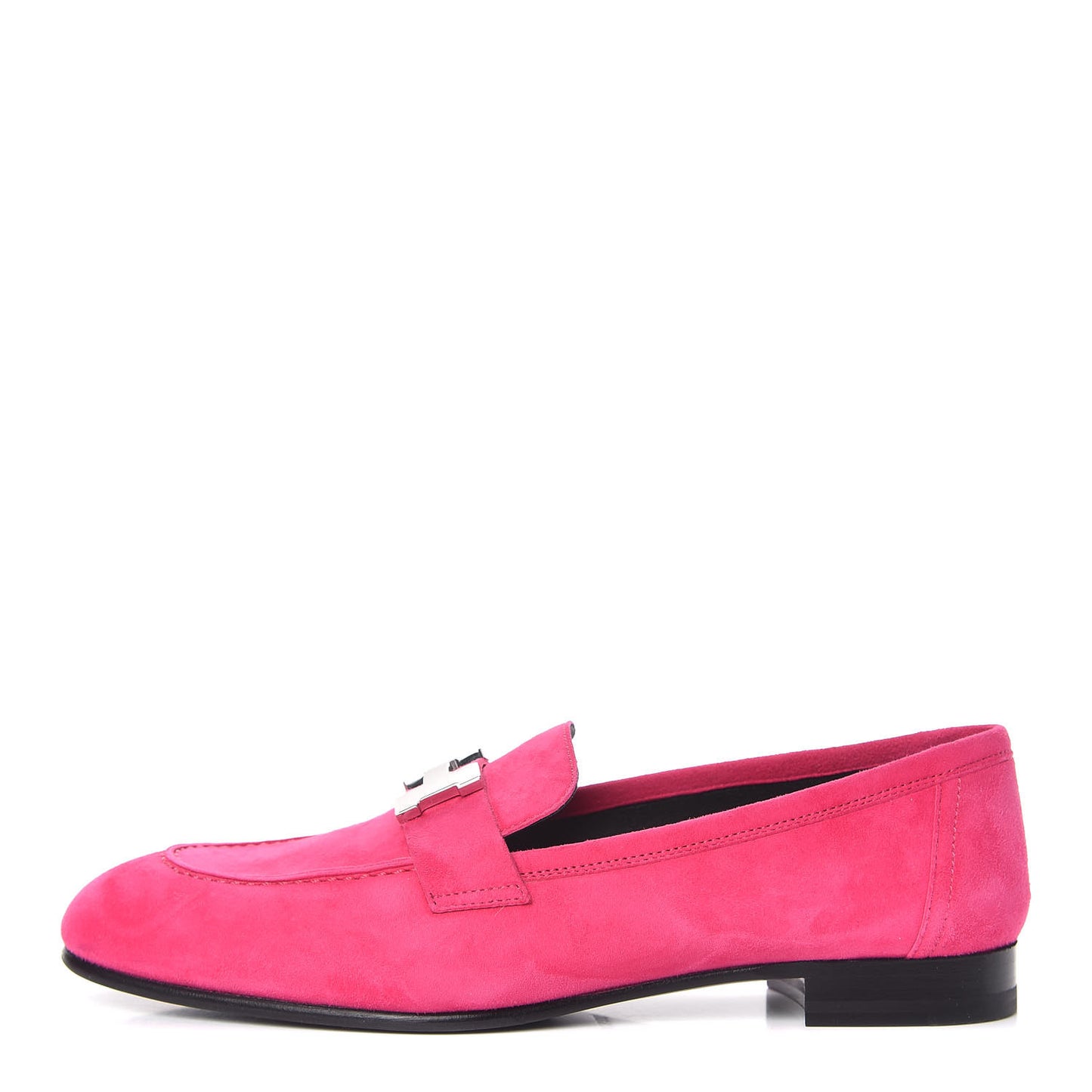 Suede Goatskin Paris Loafers 37 Rose Fuchsia