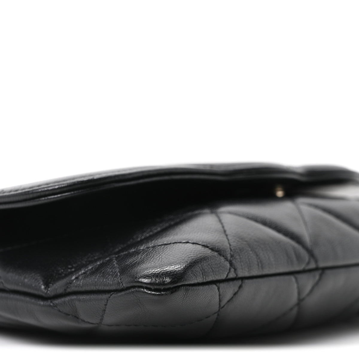 Chanel Goatskin Quilted Timeless CC Clutch Black 9 of 10