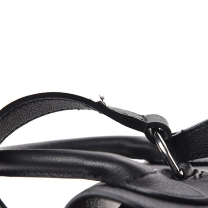 Louis Vuitton Calfskin Lockme Backpack Black 10 of 10