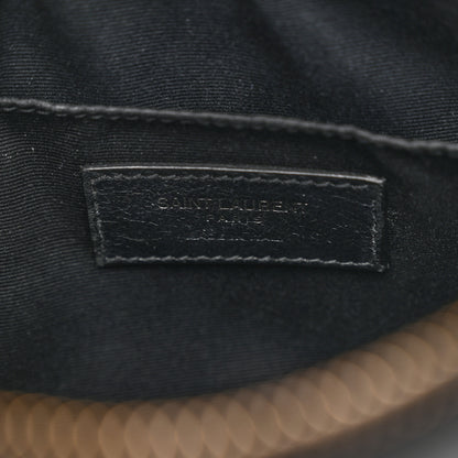 Saint Laurent Calfskin Matelasse Monogram Monochrome Lou Camera Bag Black 6 of 11