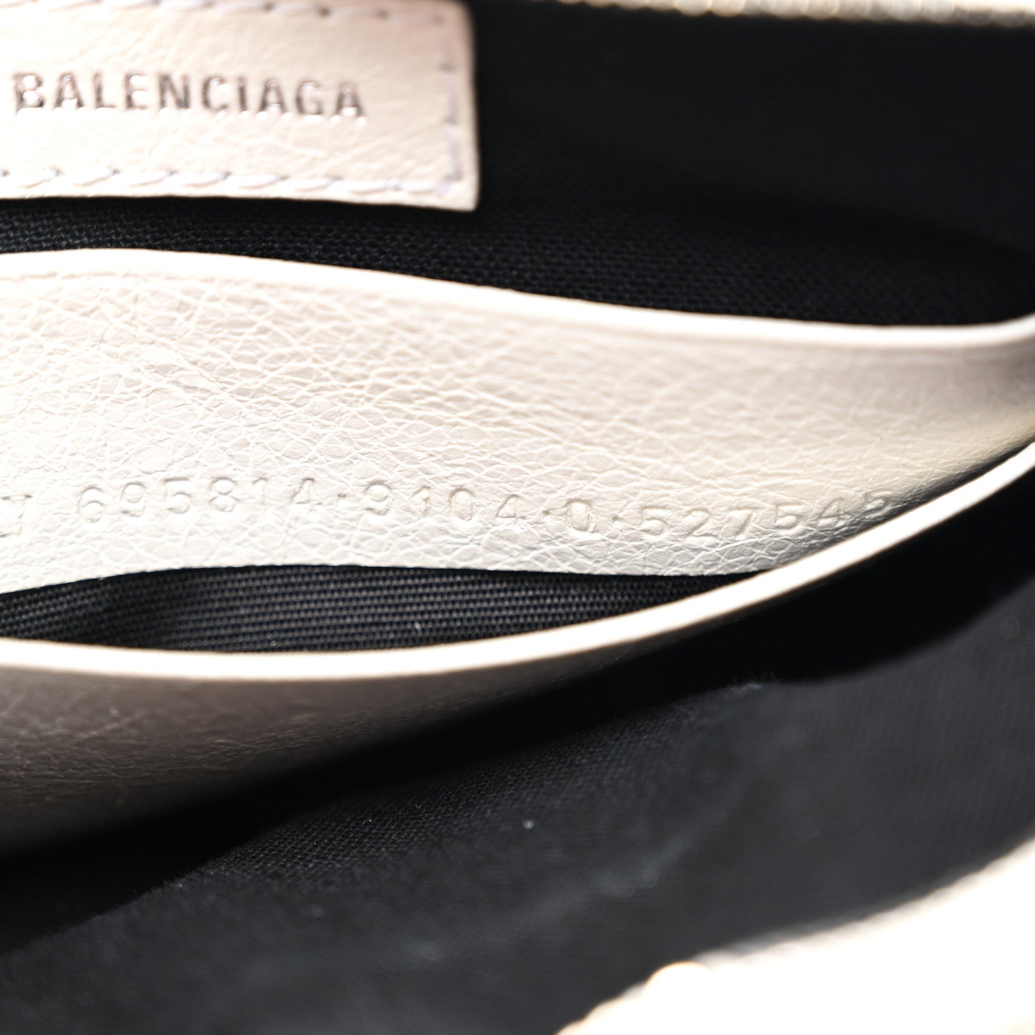 Balenciaga Agneau Arena Le Cagole Mini Purse With Chain Optic White 8 of 19