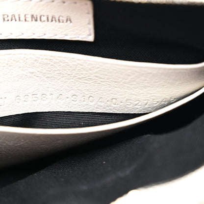 Balenciaga Agneau Arena Le Cagole Mini Purse With Chain Optic White 8 of 19