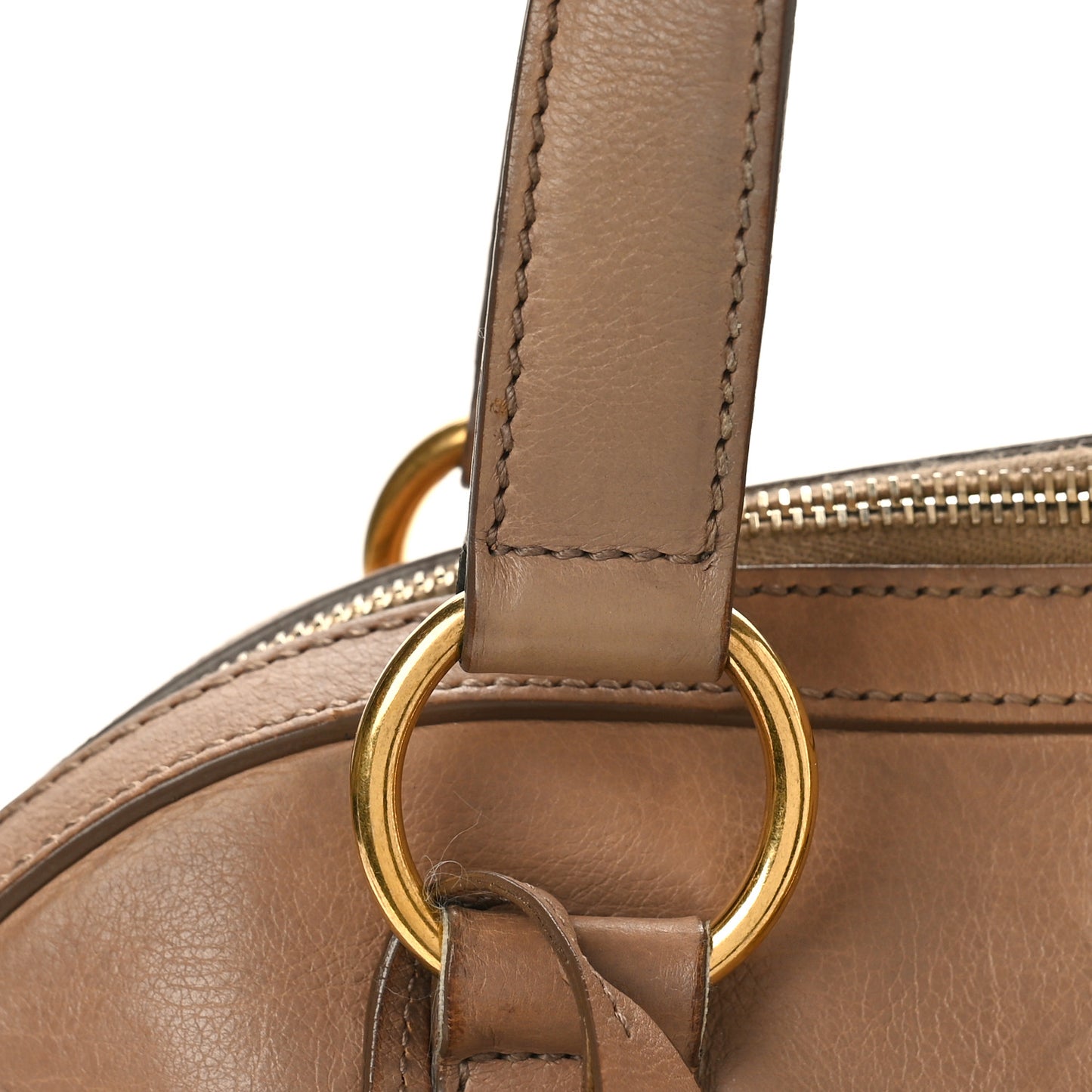 Calfskin Large Muse Brown