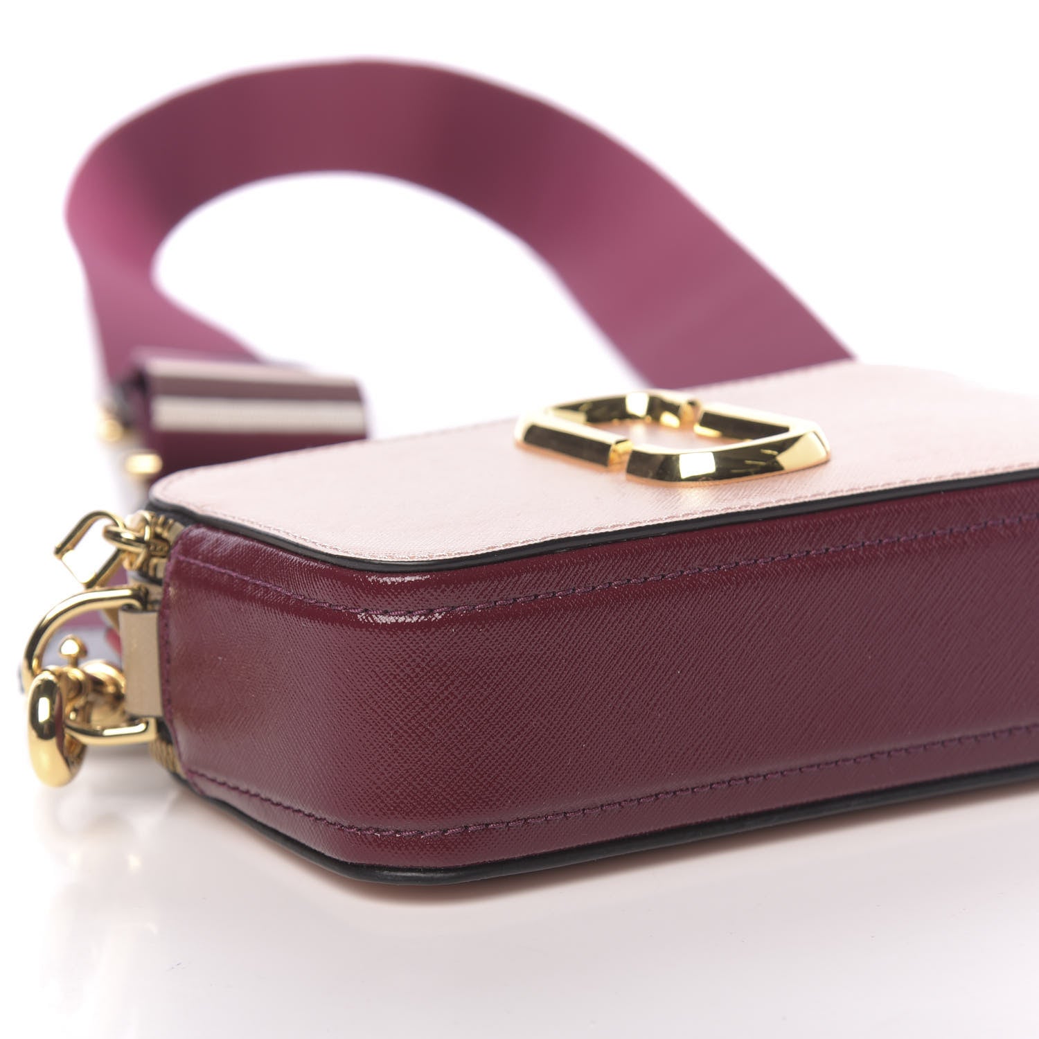 Marc Jacobs Saffiano Small Snapshot Camera Bag Rose Multicolor 9 of 10