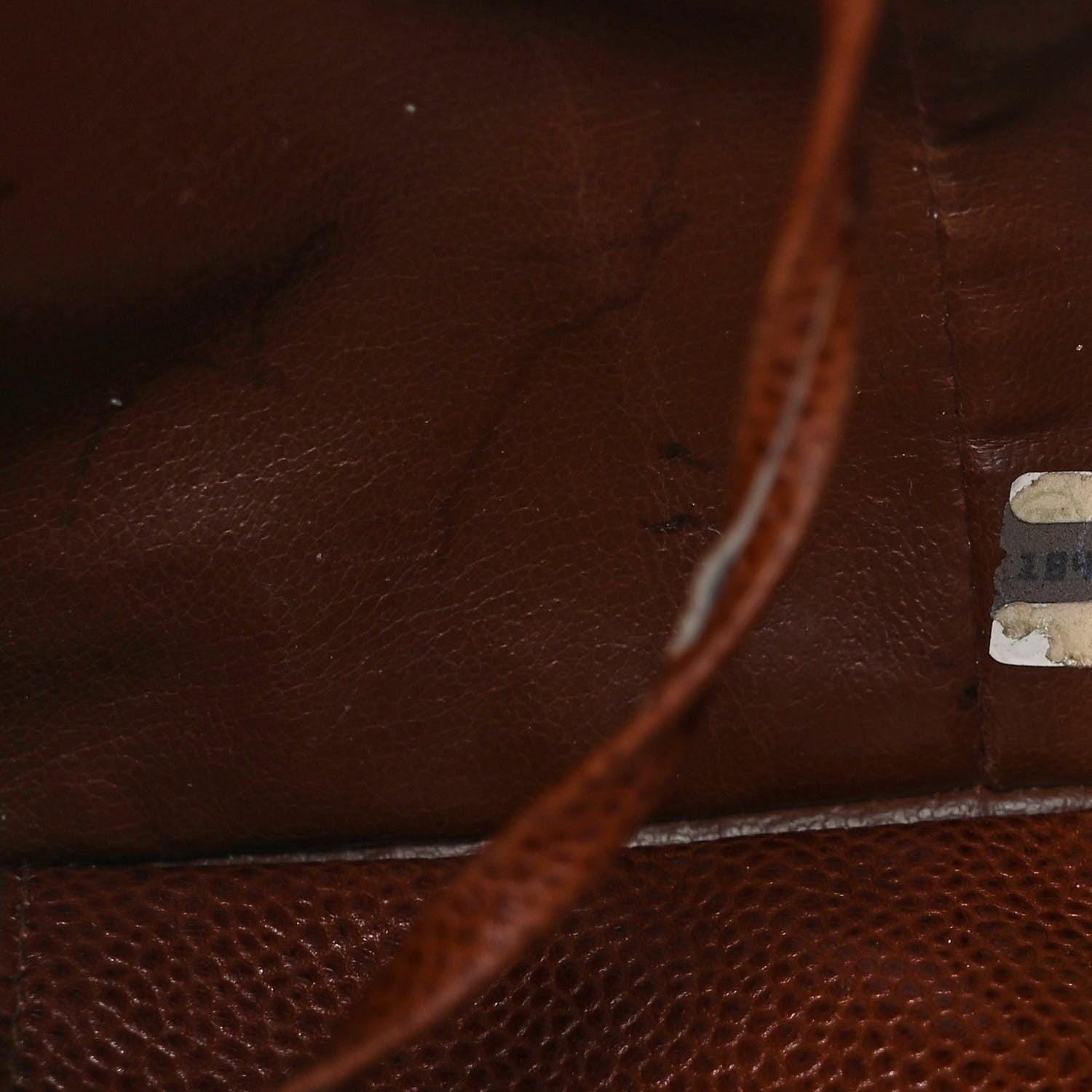 Chanel Caviar Drawstring Bucket Bag Brown 7 of 13
