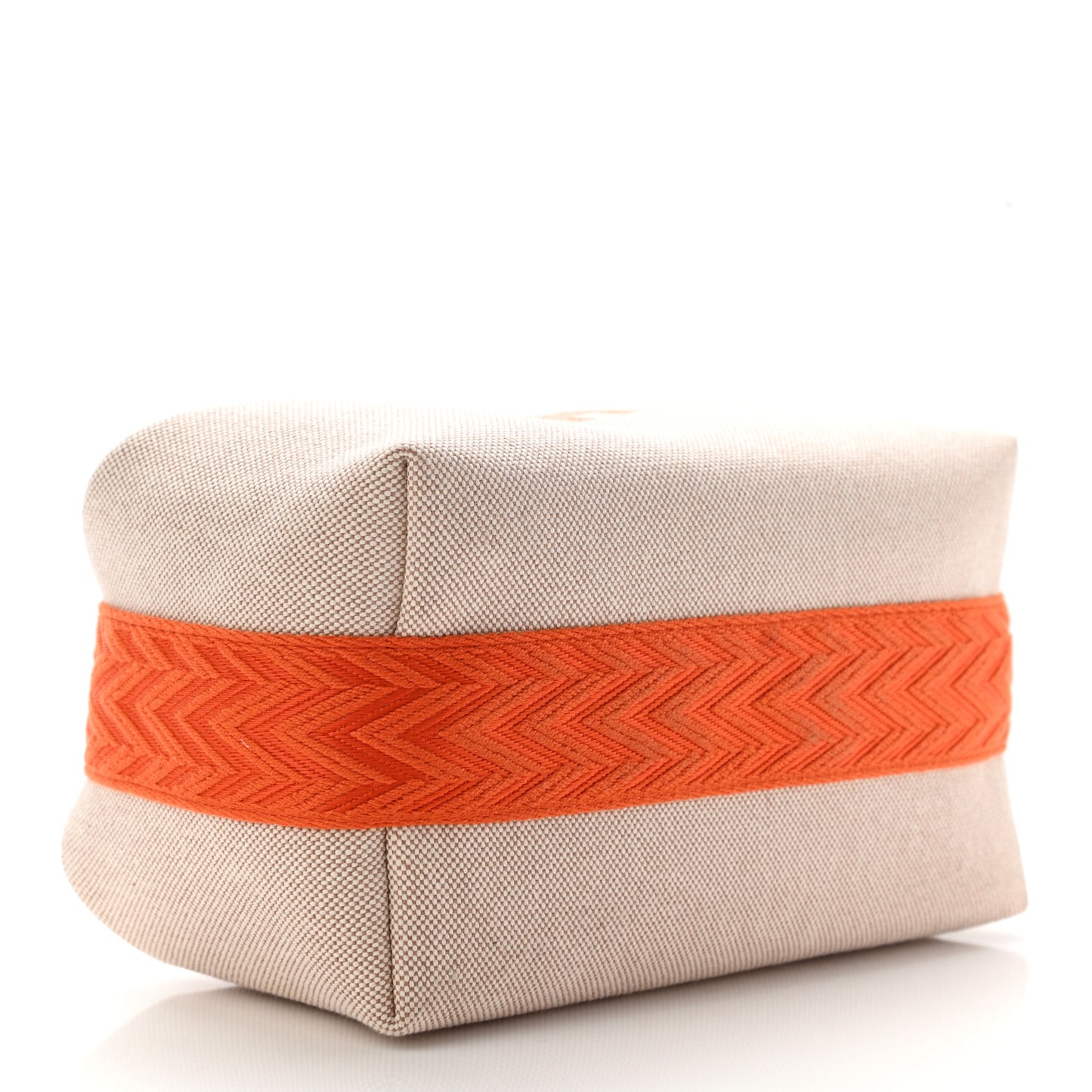 Canvas Small Bride-A-Brac Pouch Natural Orange