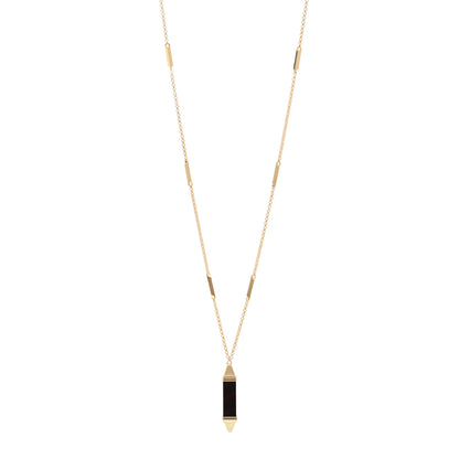 Cartier 18K Yellow Gold Snakewood Large Les Berlingtos de Cartier Necklace 1 of 4