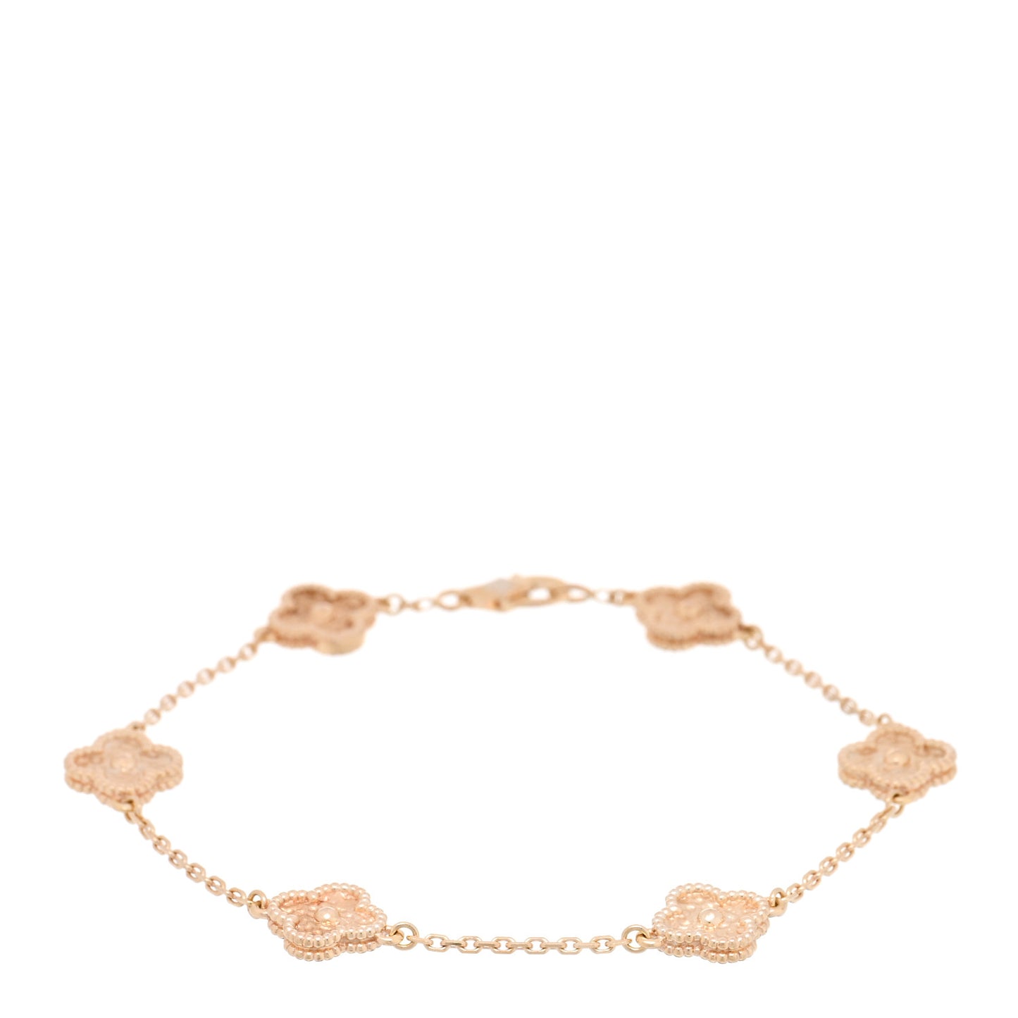 18K Rose Gold 6 Motifs Sweet Alhambra Bracelet