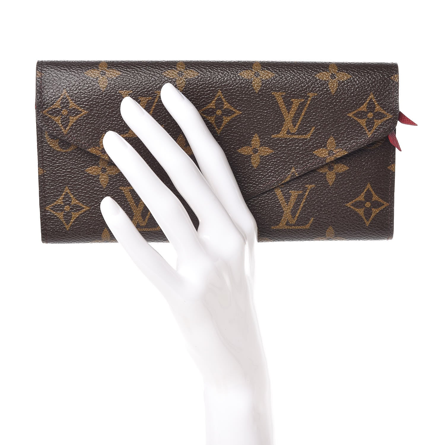 Louis Vuitton Monogram Josephine Wallet Red 2 of 13