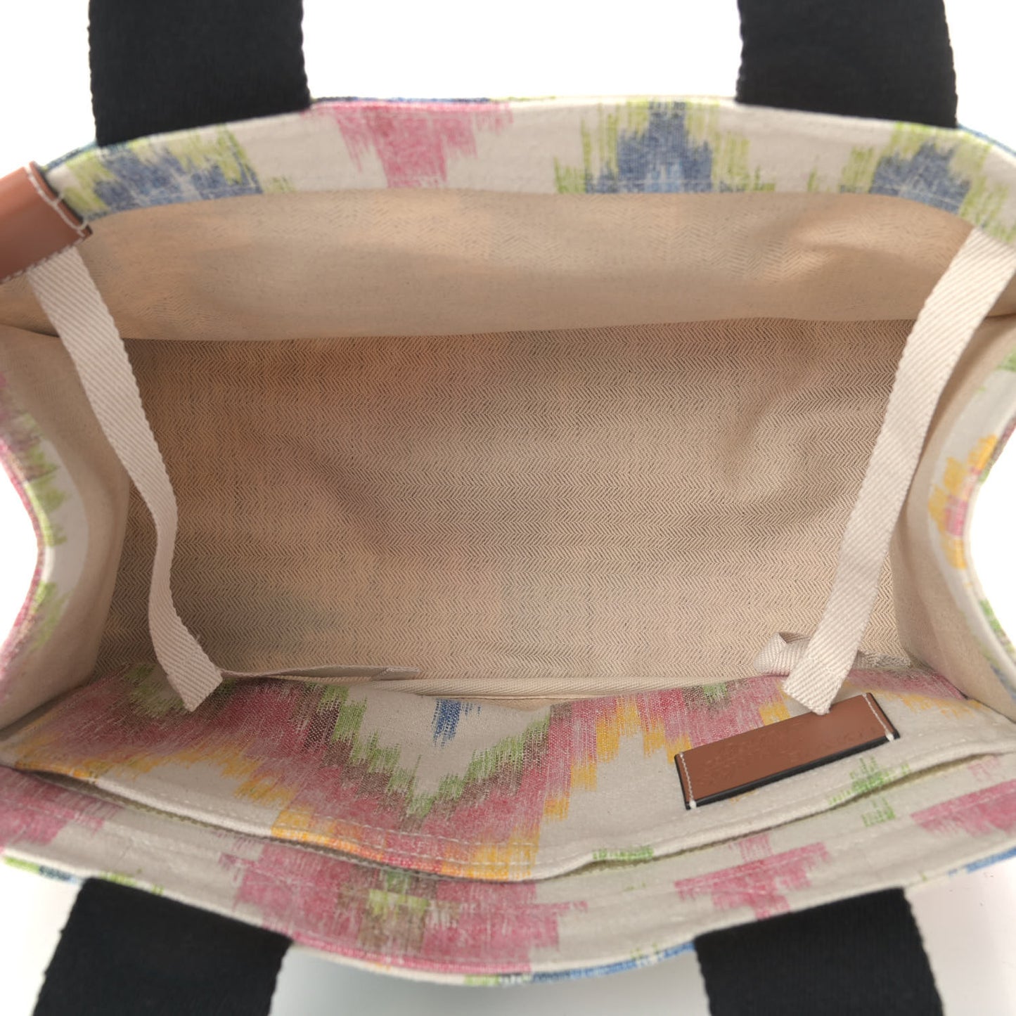 Canvas Beaded Paula Beach Tote Multicolor
