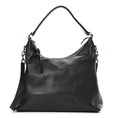 Gucci Pebbled Calfskin Small Miss GG Hobo Black 1 of 18