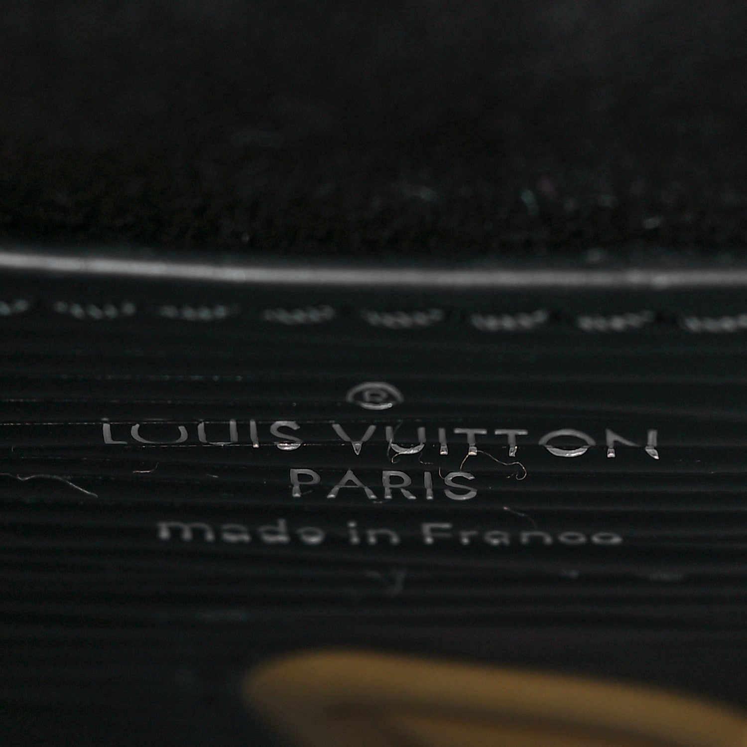 Louis Vuitton Epi Chain Flower Twist Shoulder Bag MM Black 5 of 9