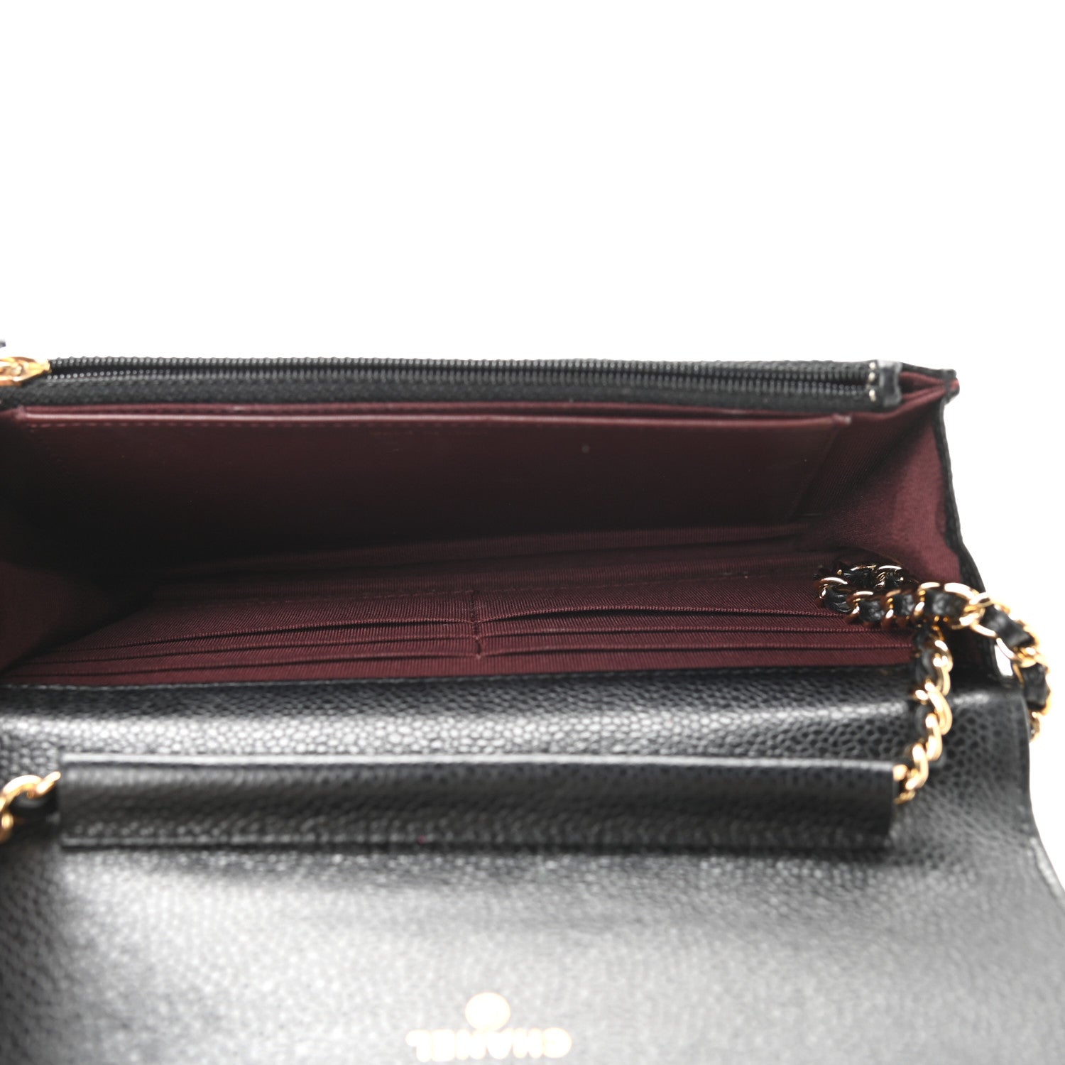 Chanel Caviar Quilted Wallet On Chain WOC Black 5 of 11
