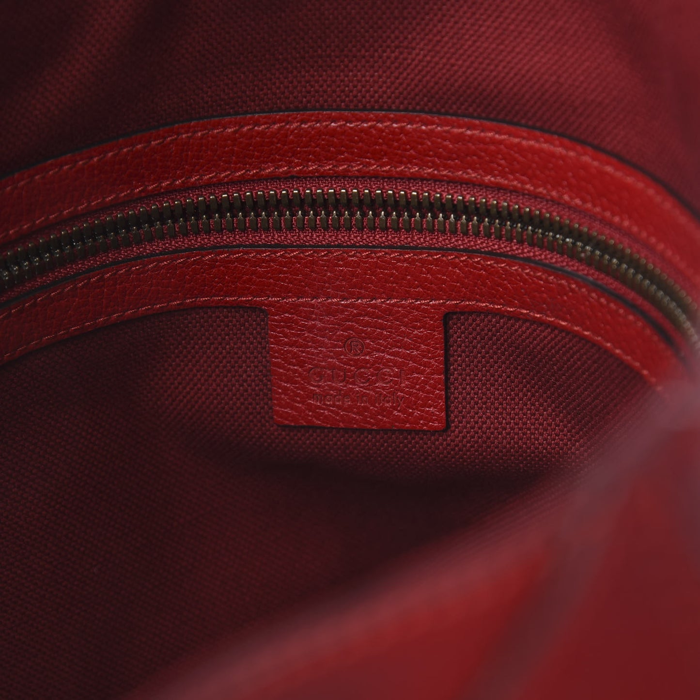 Canvas Calfskin Sylvie Stripe Logo Mens Tote Red White Blue