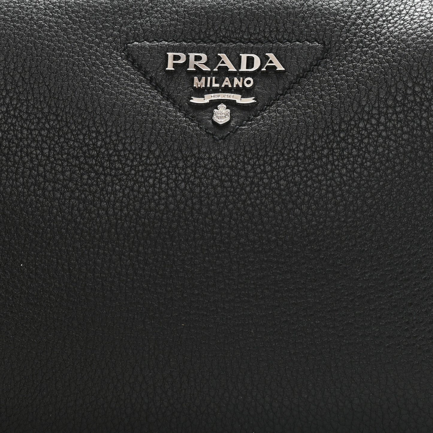 Vitello Daino Crossbody Bag Black