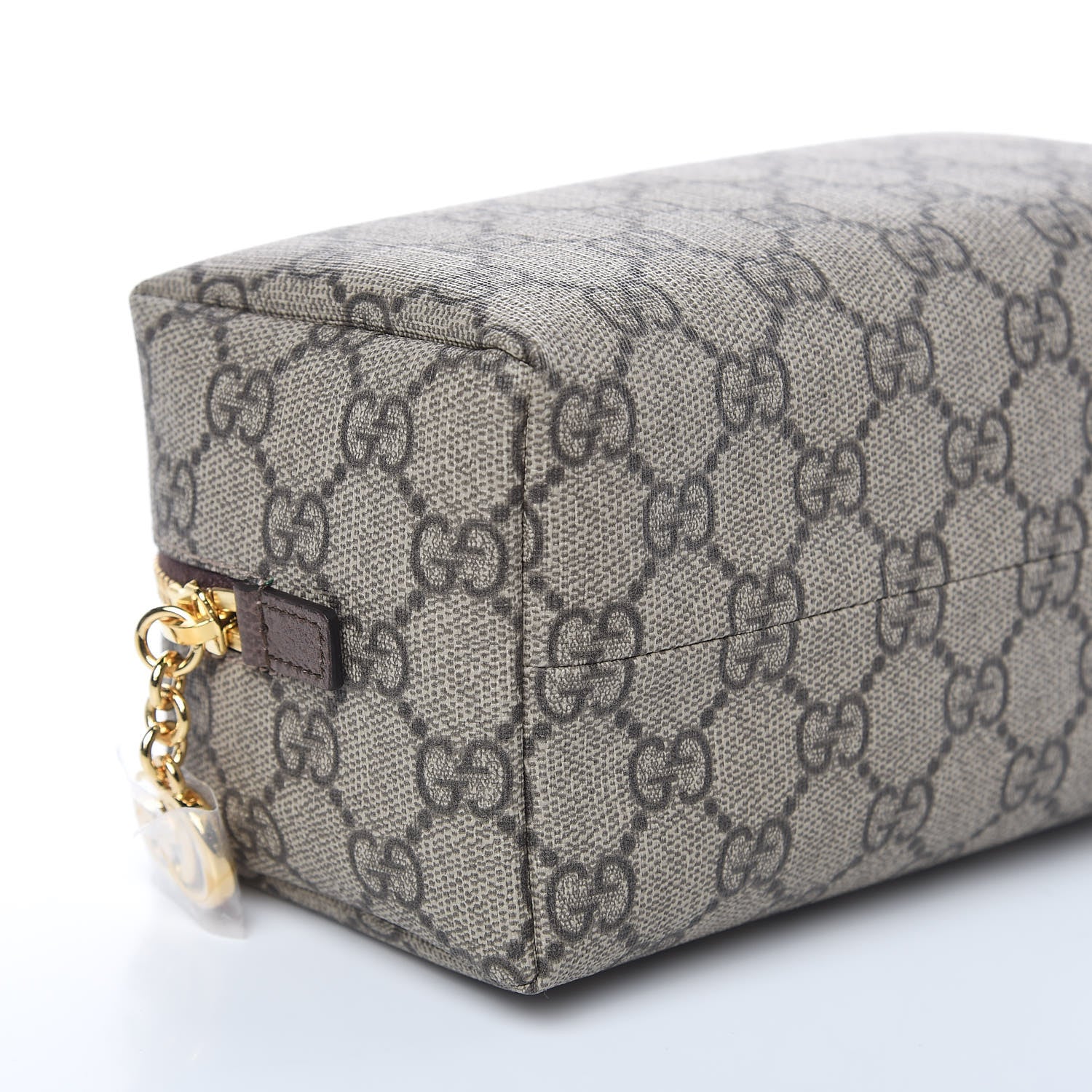 Gucci Soft GG Supreme Monogram Calfskin Medium Ophidia Cosmetic Case Beige Ebony New Acero 8 of 10