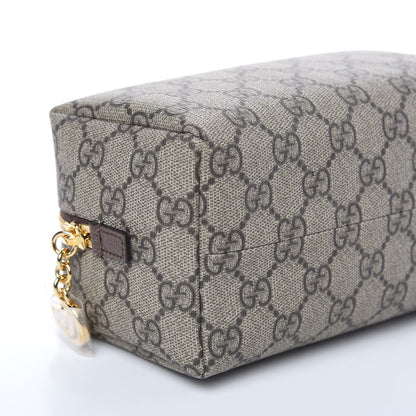 Gucci Soft GG Supreme Monogram Calfskin Medium Ophidia Cosmetic Case Beige Ebony New Acero 8 of 10