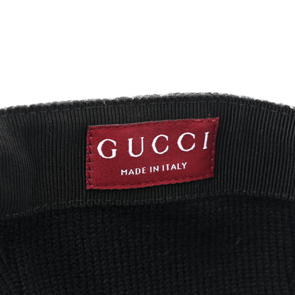 Gucci Covered Wool GG Monogram Baseball Hat L Grey Dark Grey 8 of 9