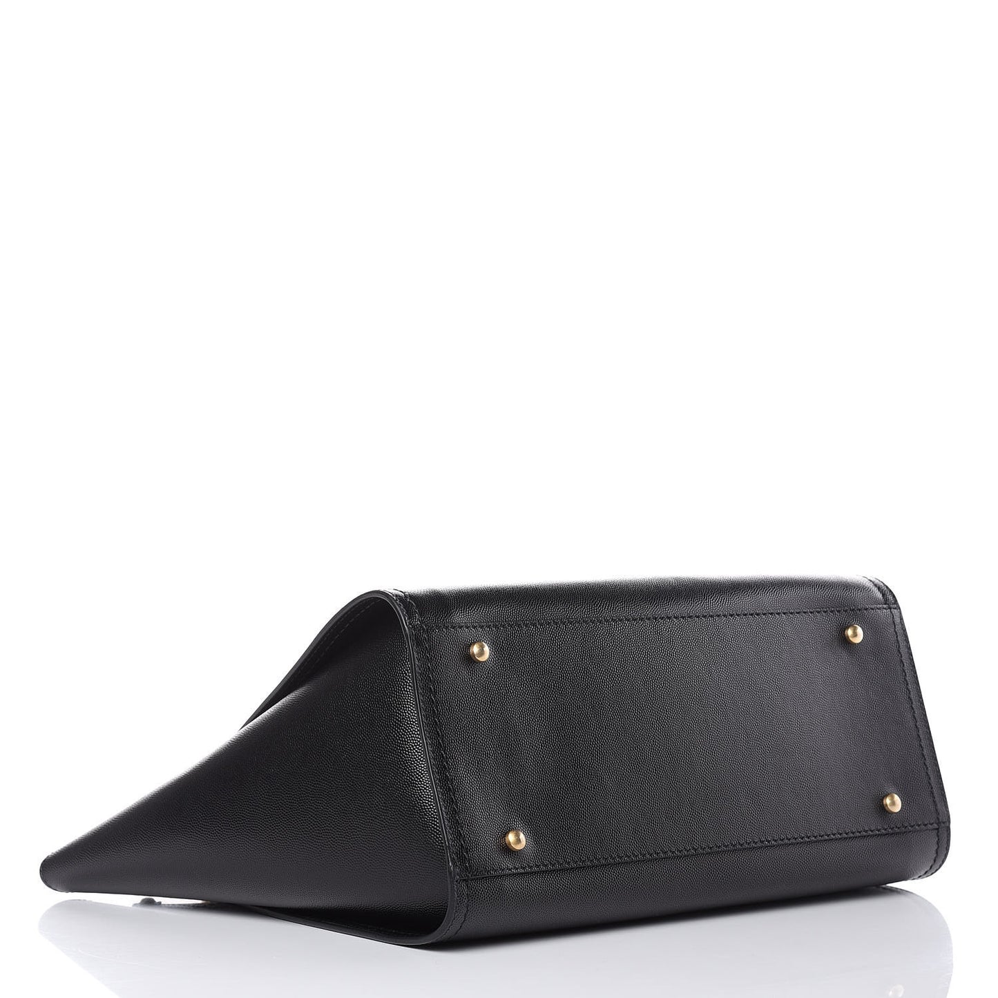 Caviar Small Studded Deauville Tote Black