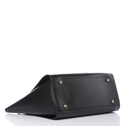 Chanel Caviar Small Studded Deauville Tote Black 4 of 9