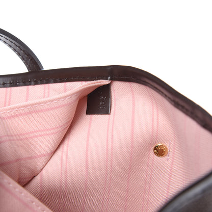 Louis Vuitton Damier Ebene Neo Neverfull MM Rose Ballerine 8 of 11