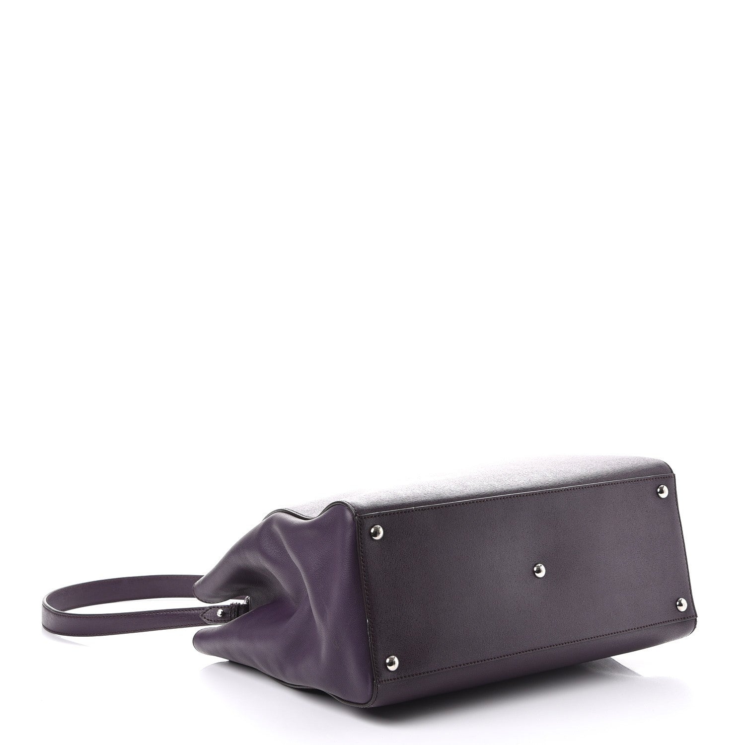 Fendi Vitello Elite Regular 2Jours Tote Ametista 4 of 11