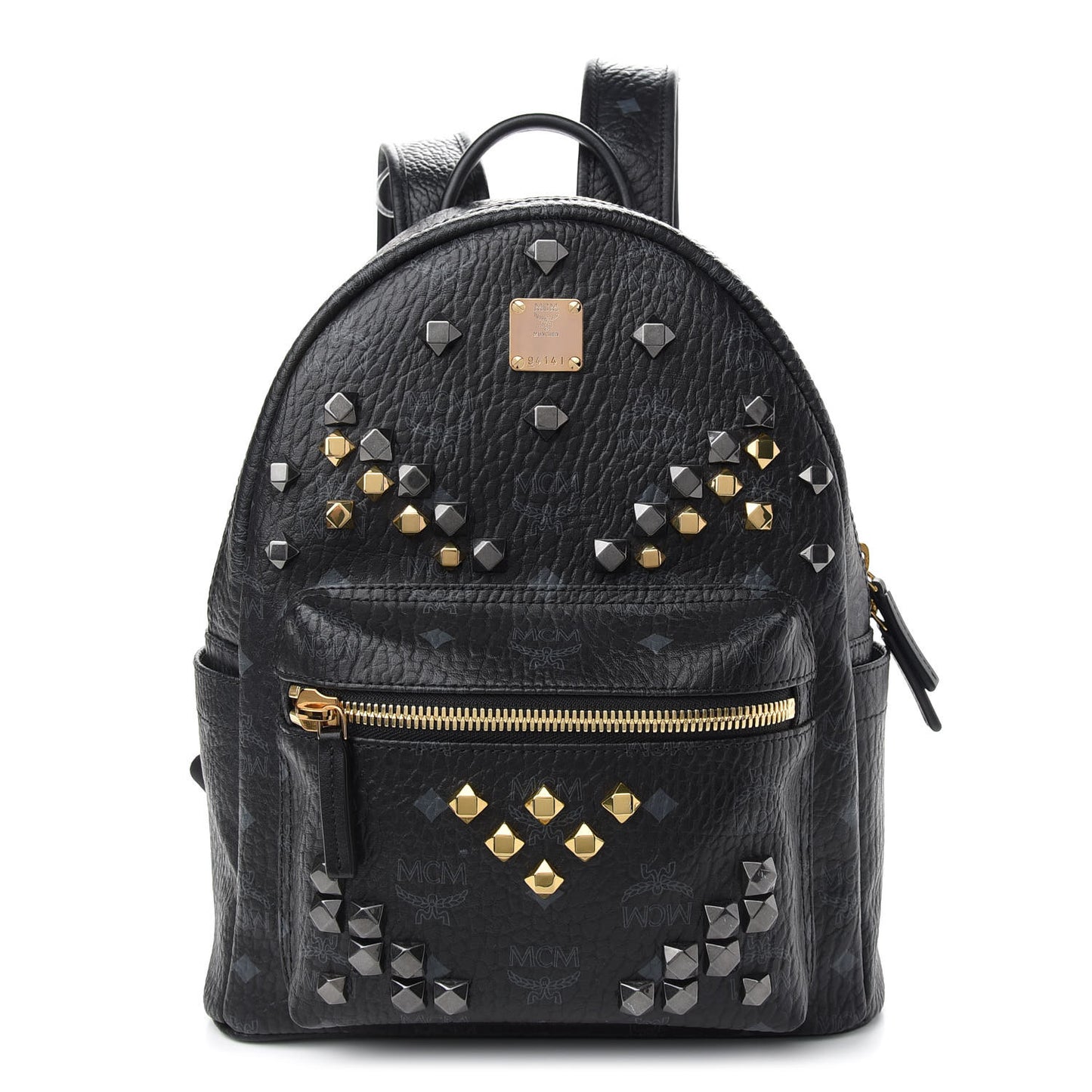 Visetos Studded Small Stark M Backpack Black