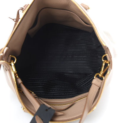 Prada Vitello Phenix Satchel Cammeo 5 of 11