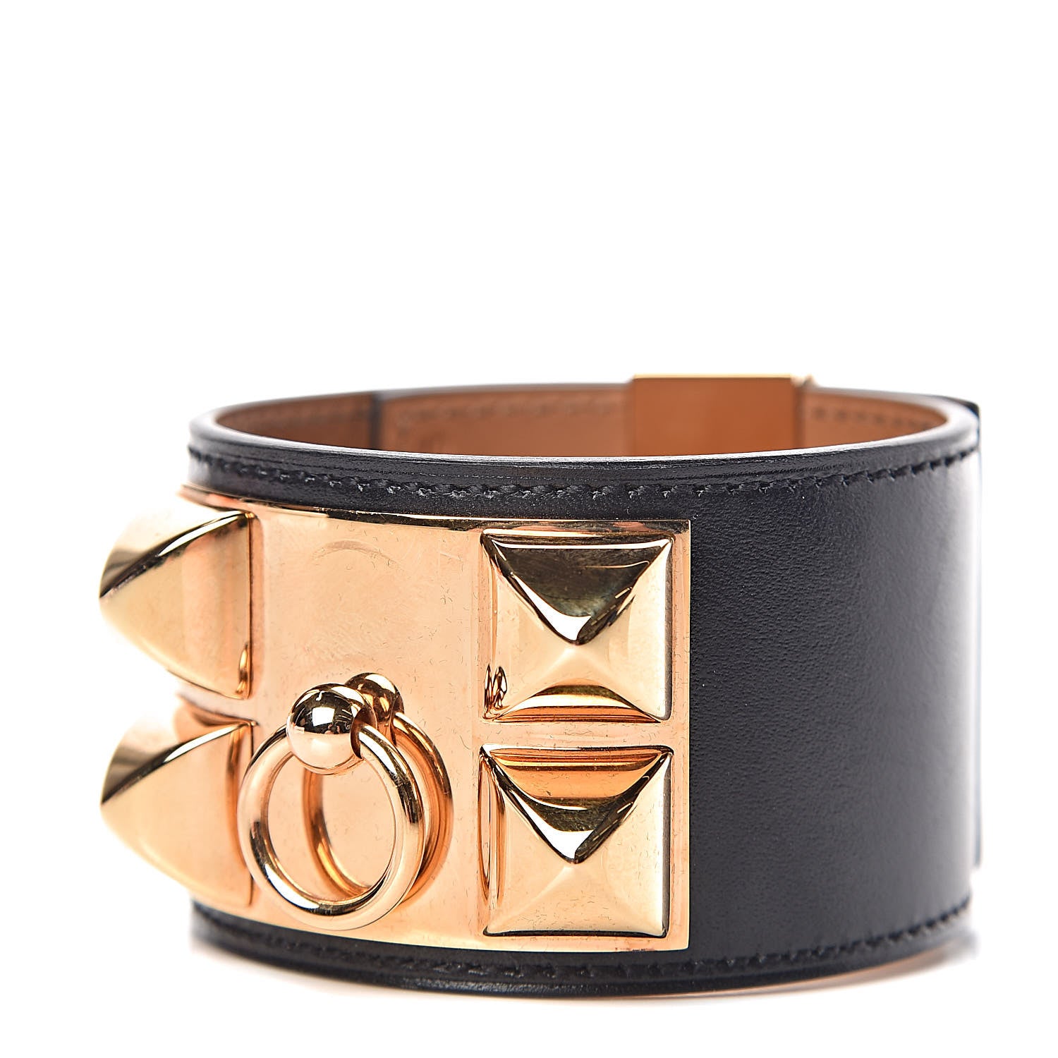 Hermes Box Collier de Chien CDC Bracelet L Black 1 of 6